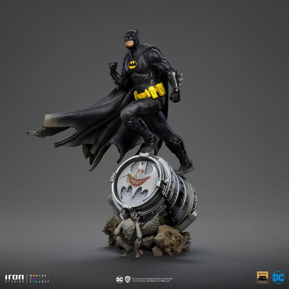 Batman - BDS Art Scale Statue 1/10 Batman Deluxe (Black Version Exclusive) - Figuuri (keräilyhahmo)