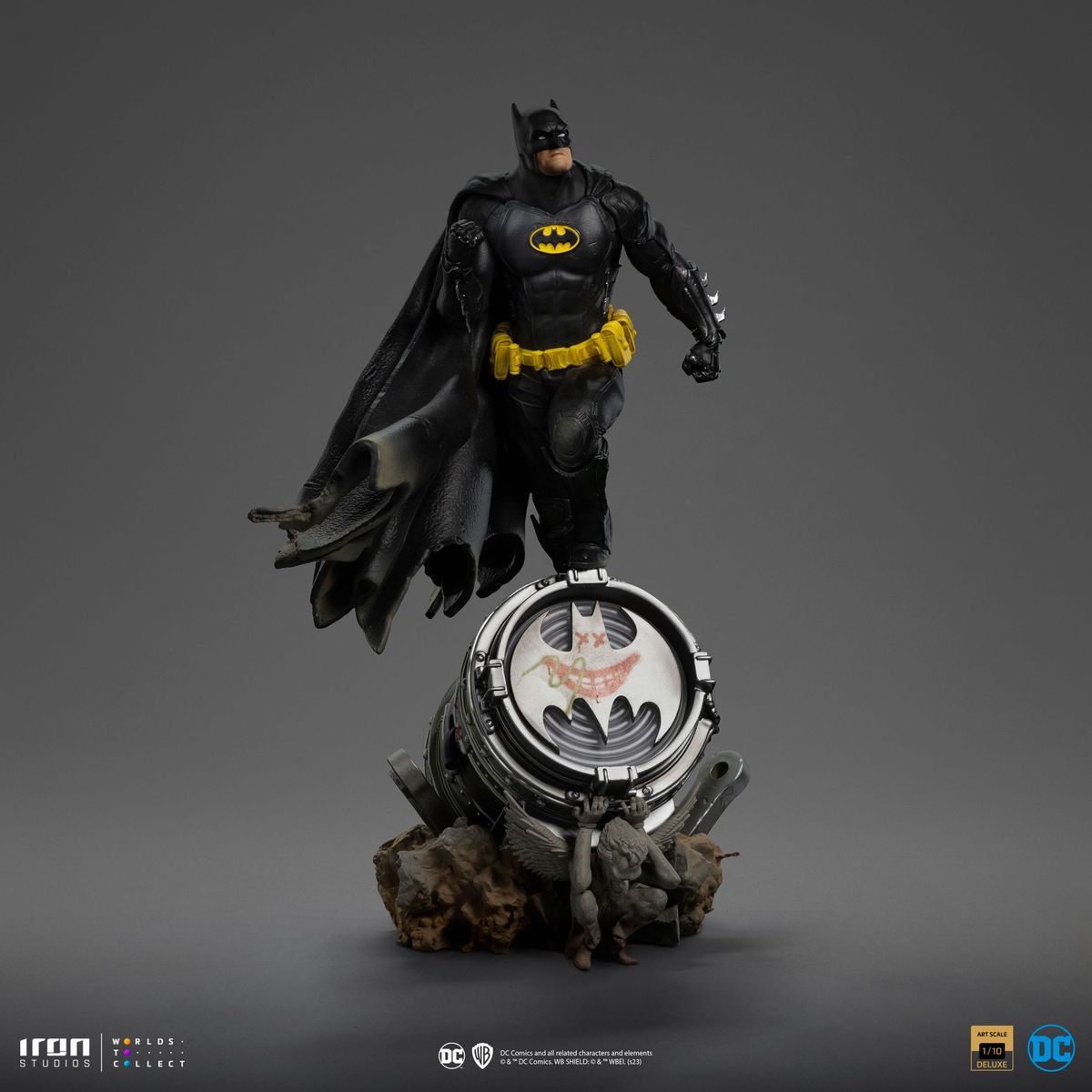 Batman - BDS Art Scale Statue 1/10 Batman Deluxe (Black Version Exclusive) - Figuuri (keräilyhahmo)