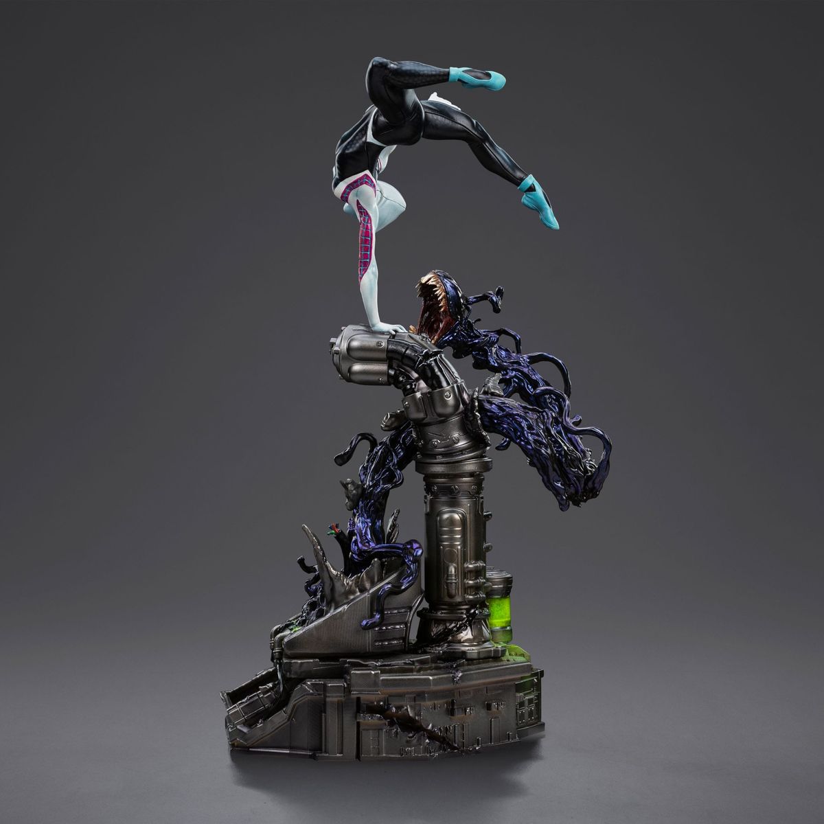 Marvel - Spider-Man vs. Villains Art Scale Statue 1/10 Ghost Spider Diorama - Figure