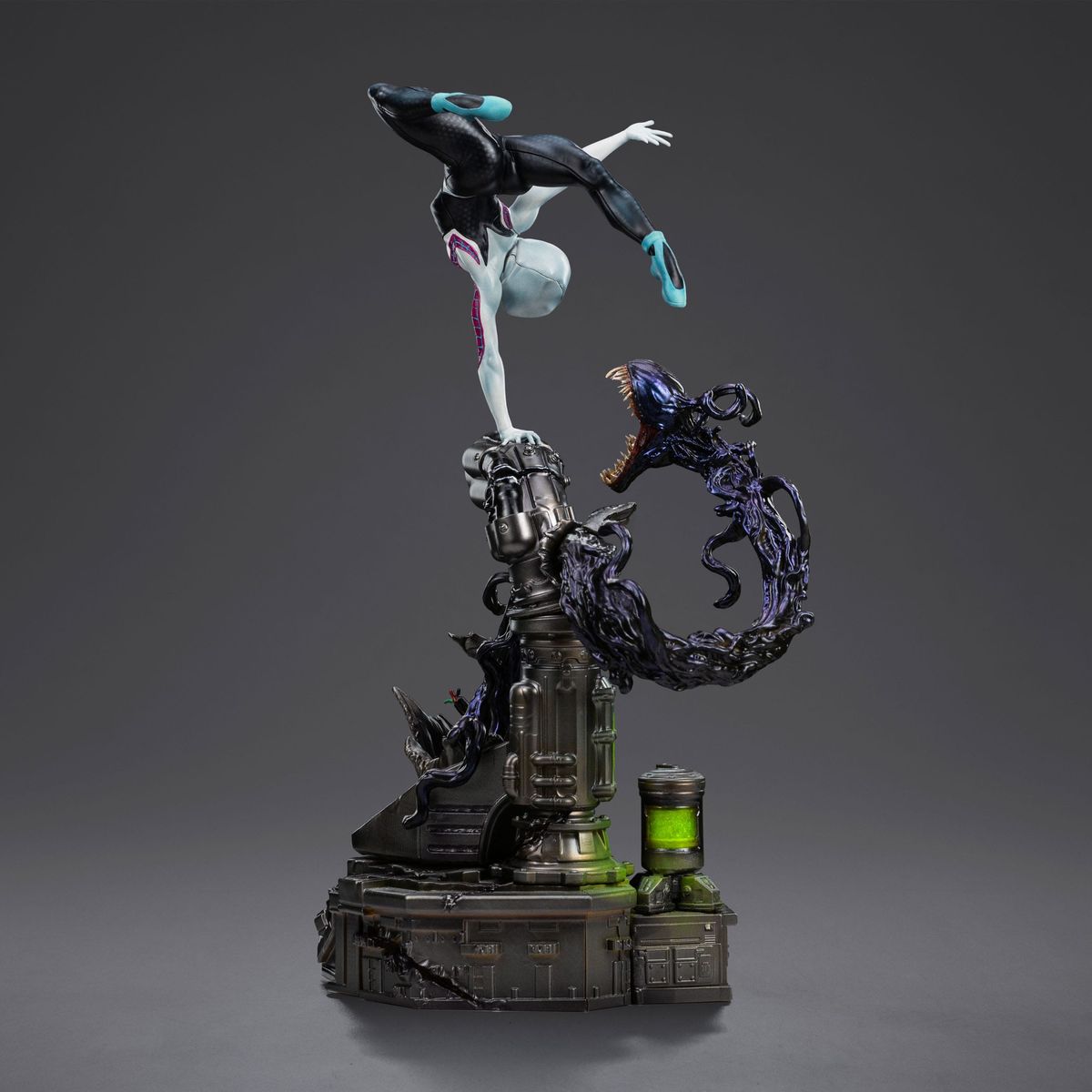 Marvel - Spider-Man vs. Villains Art Scale Statue 1/10 Ghost Spider Diorama - Figure
