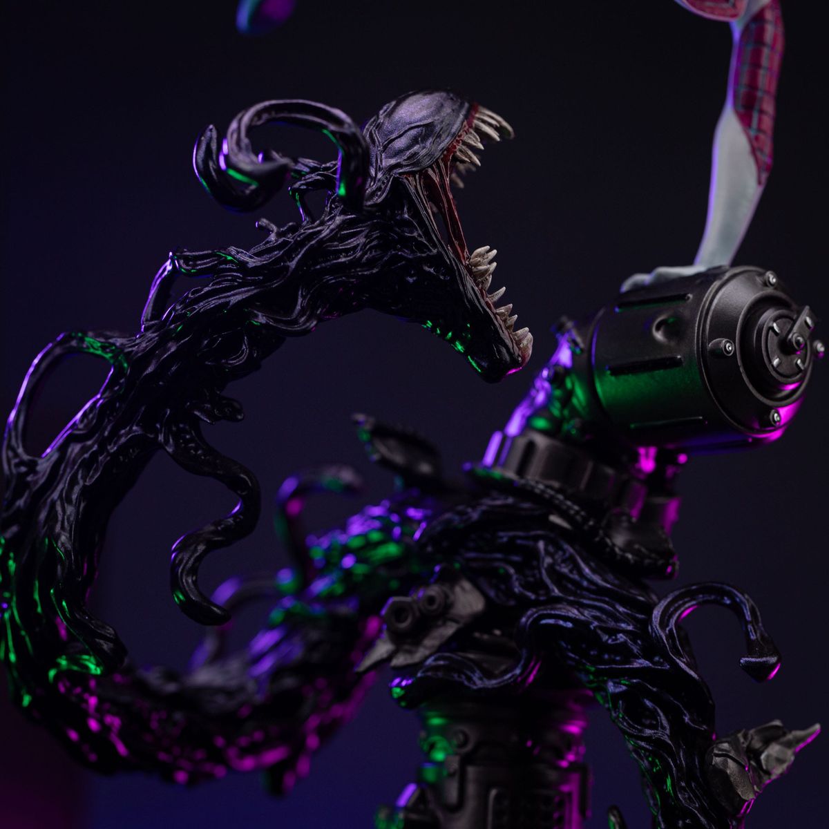 Marvel - Spider-Man vs. Villains Art Scale Statue 1/10 Ghost Spider Diorama - Figure