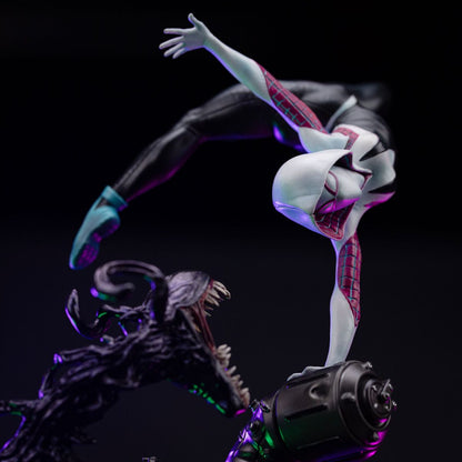 Marvel - Spider-Man vs. Villains Art Scale Statue 1/10 Ghost Spider Diorama - Figure
