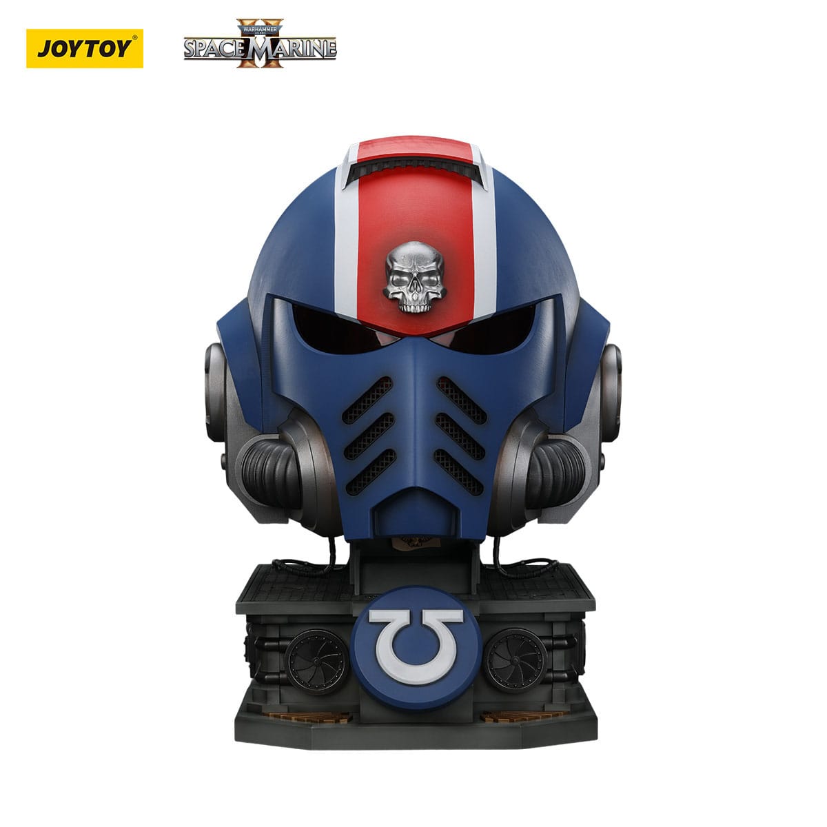 Warhammer 40,000 - Space Marine 2 Ultramarines Lieutenant Titus - Replica Helmet with Stand (replika/jäljitelmä jalustalla)