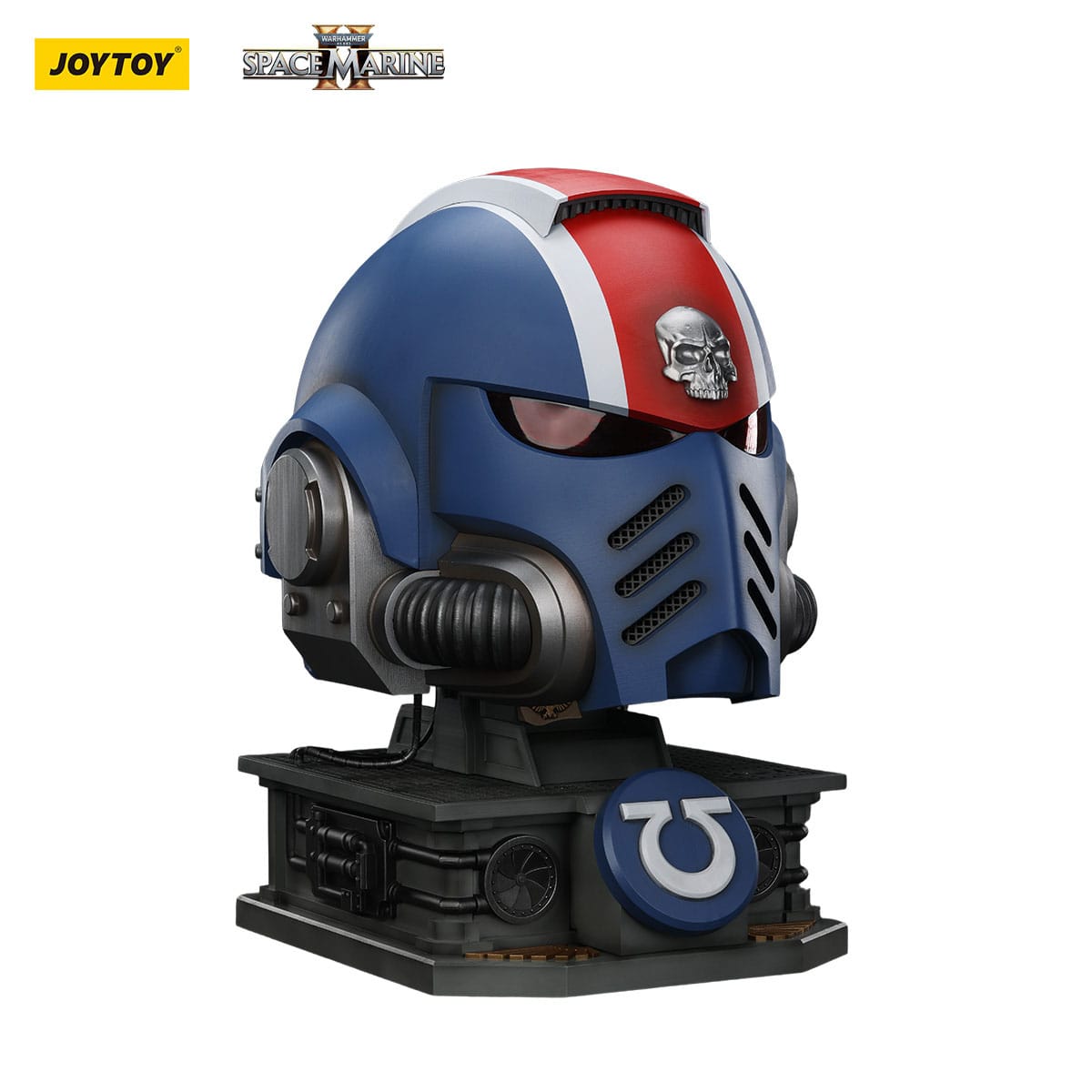 Warhammer 40,000 - Space Marine 2 Ultramarines Lieutenant Titus - Replica Helmet with Stand (replika/jäljitelmä jalustalla)