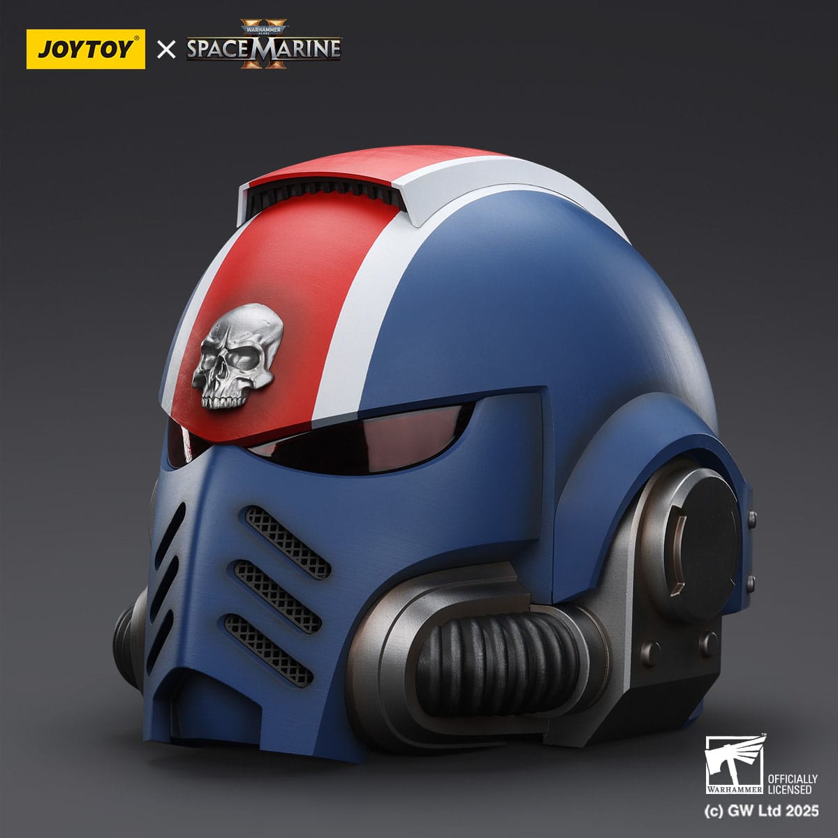 Warhammer 40,000 - Space Marine 2 Ultramarines Lieutenant Titus - Replica Helmet (replika/jäljitelmä)