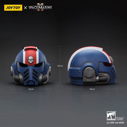 Warhammer 40,000 - Space Marine 2 Ultramarines Lieutenant Titus - Replica Helmet (replika/jäljitelmä)