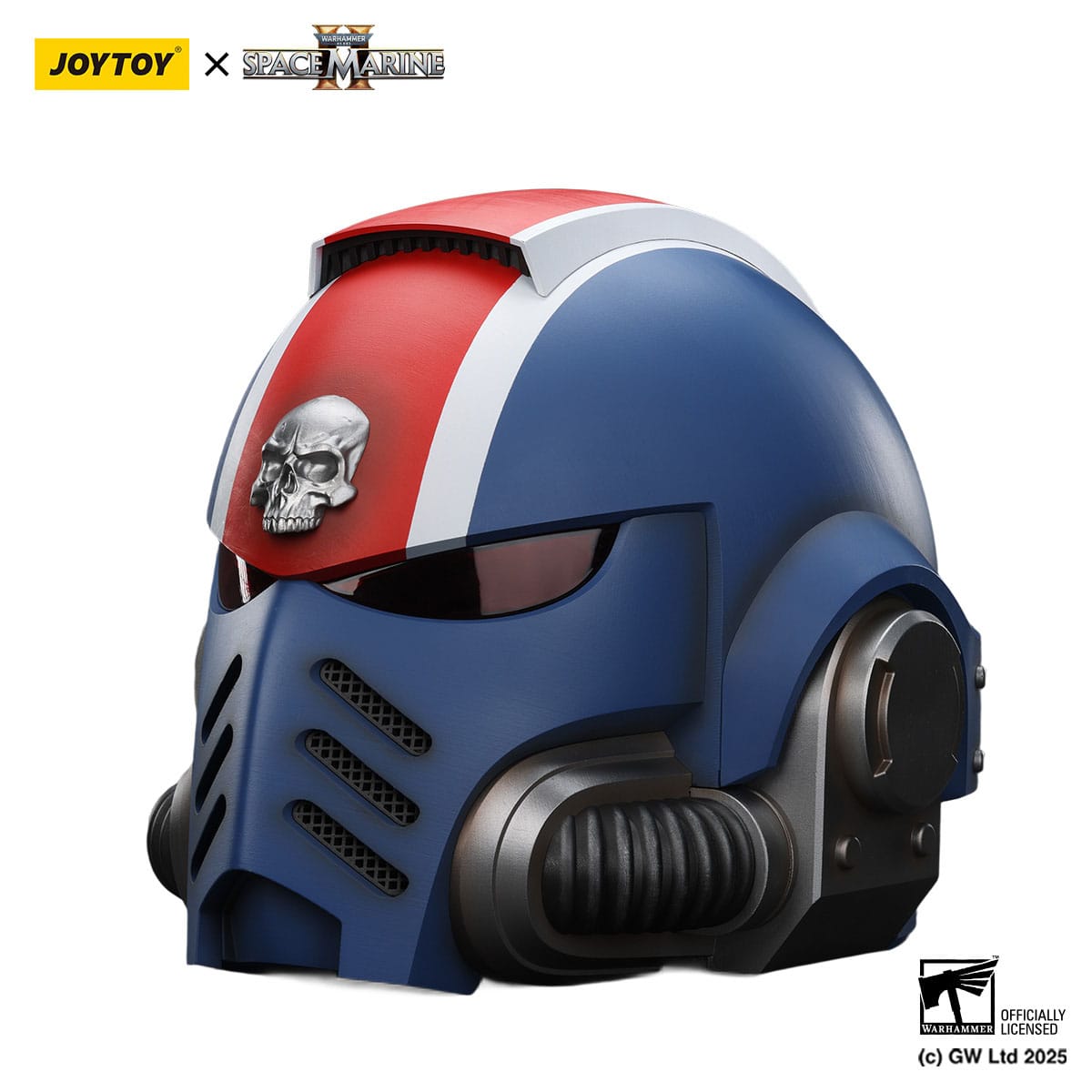 Warhammer 40,000 - Space Marine 2 Ultramarines Lieutenant Titus - Replica Helmet (replika/jäljitelmä)