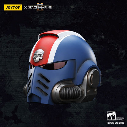 Warhammer 40,000 - Space Marine 2 Ultramarines Lieutenant Titus - Replica Helmet (replika/jäljitelmä)