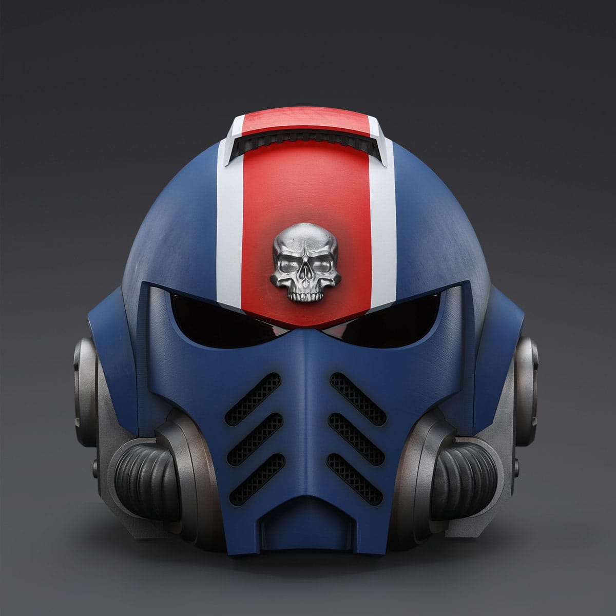 Warhammer 40,000 - Space Marine 2 Ultramarines Lieutenant Titus - Replica Helmet (replika/jäljitelmä)