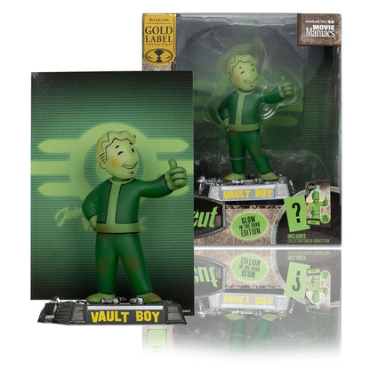 Fallout - Movie Maniacs Vault Boy - Glow-in-the-Dark -figuuri (keräilyhahmo)