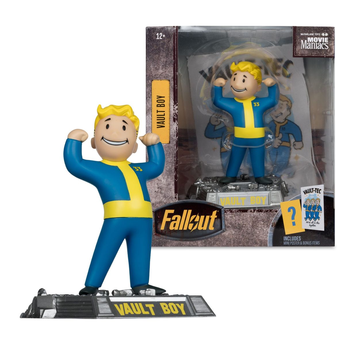 Fallout - Movie Maniacs Vault Boy Version 1 - Action Figure