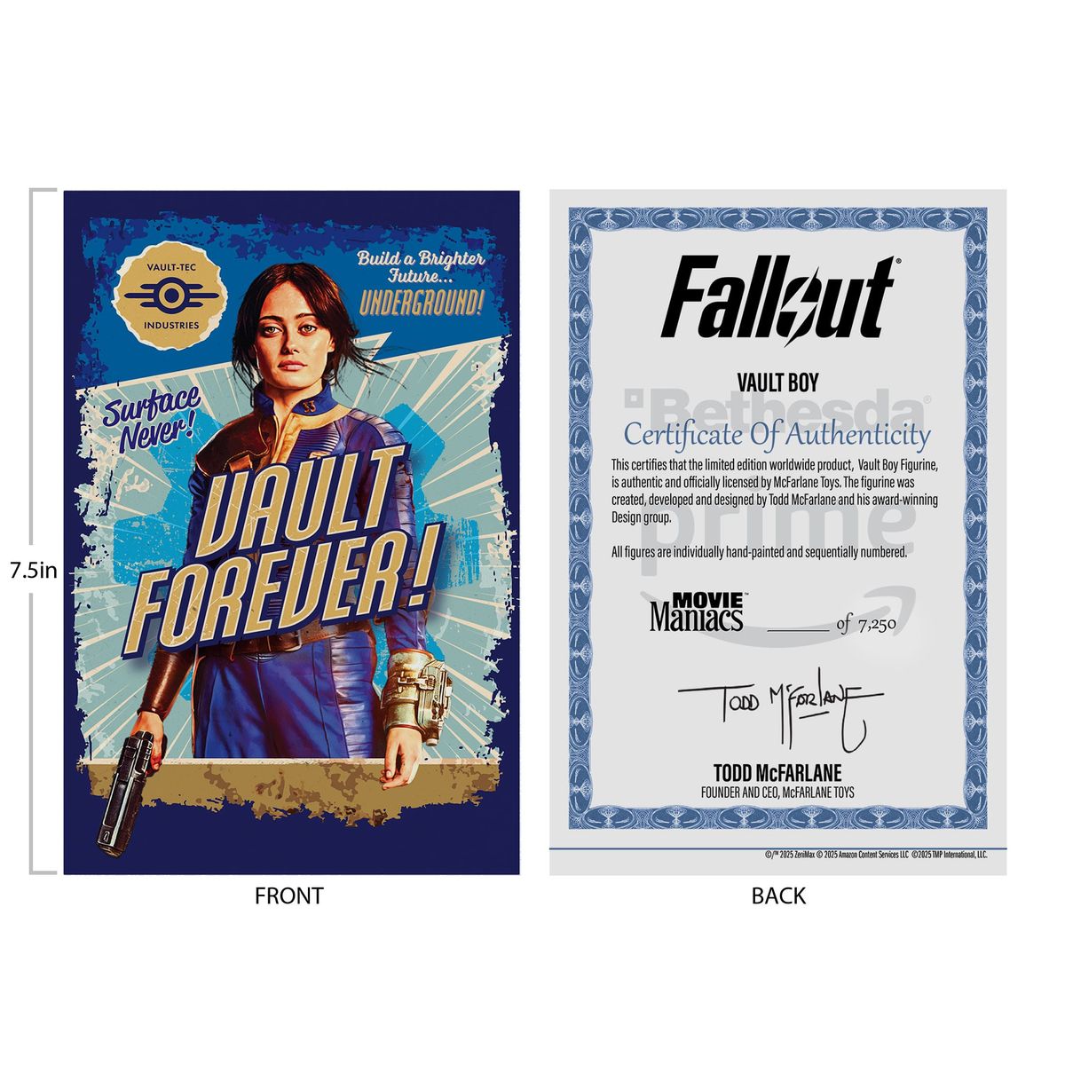 Fallout - Movie Maniacs Vault Boy Version 2 - Action Figure