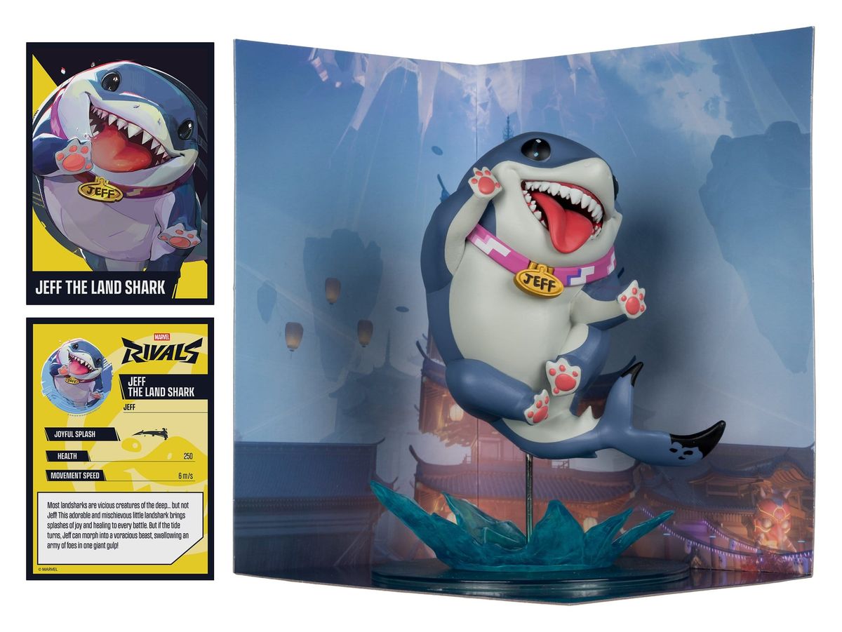 Marvel Rivals - Gamerverse Collection 1/10 Jeff the Land Shark - Toimintafiguuri / Toimintahahmo