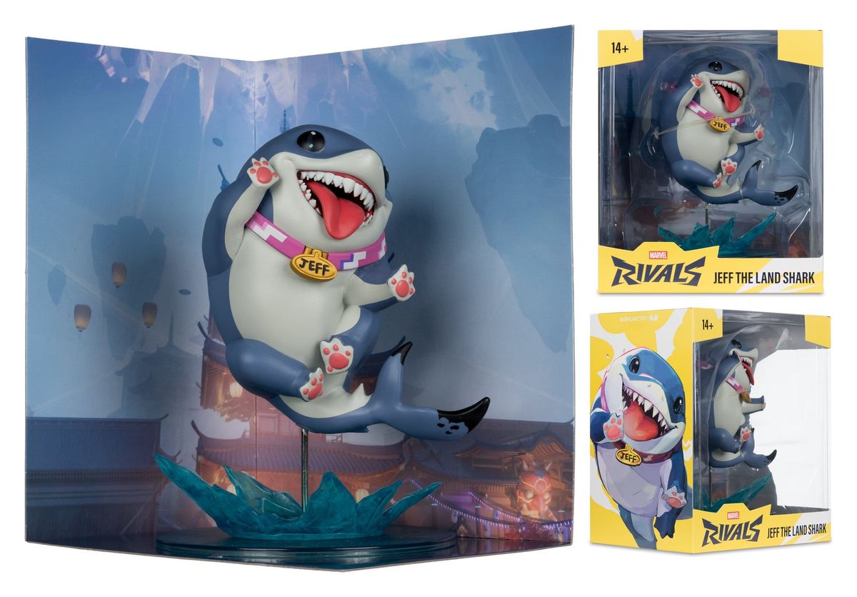 Marvel Rivals - Gamerverse Collection 1/10 Jeff the Land Shark - Toimintafiguuri / Toimintahahmo