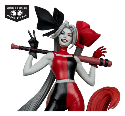 Batman - DC Direct Harley Quinn: Red, White & Black Statue 1/10 Harley Quinn by Alex Garner - Figuuri (keräilyhahmo)
