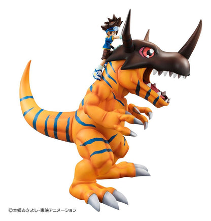 Digimon Adventures - Precious G.E.M. Series PVC Figure Greymon & Taichi Yagami 25 cm (Repeat) - Figure