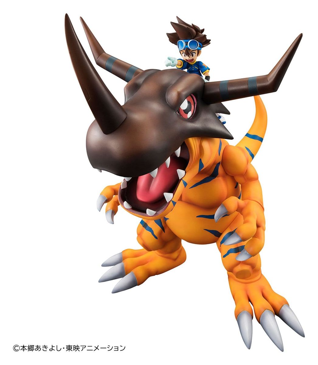 Digimon Adventures - Precious G.E.M. Series PVC Figure Greymon & Taichi Yagami 25 cm (Repeat) - Figure
