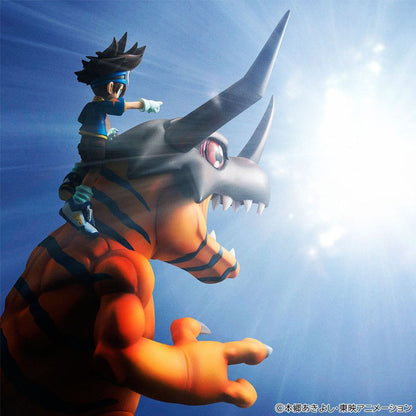 Digimon Adventures - Precious G.E.M. Series PVC Figure Greymon & Taichi Yagami 25 cm (Repeat) - Figure