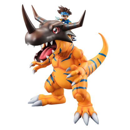 Digimon Adventures - Precious G.E.M. Series PVC Figure Greymon & Taichi Yagami 25 cm (Repeat) - Figure