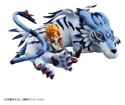 Digimon Adventures - G.E.M. Series PVC Figure Garurumon & Ishida Yamato 25 cm (Repeat) - Figure