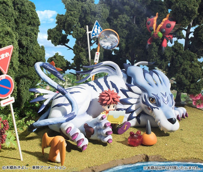 Digimon Adventures - G.E.M. Series PVC Figure Garurumon & Ishida Yamato 25 cm (Repeat) - Figure