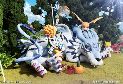 Digimon Adventures - G.E.M. Series PVC Figure Garurumon & Ishida Yamato 25 cm (Repeat) - Figure