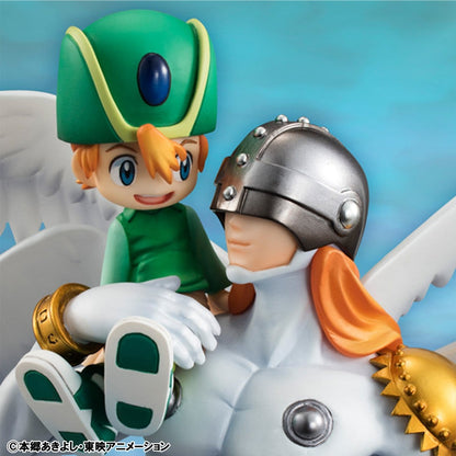 Digimon Adventure - G.E.M. Series PVC Figure: Angemon & Takeru Takaishi - Figuuri (keräilyhahmo)