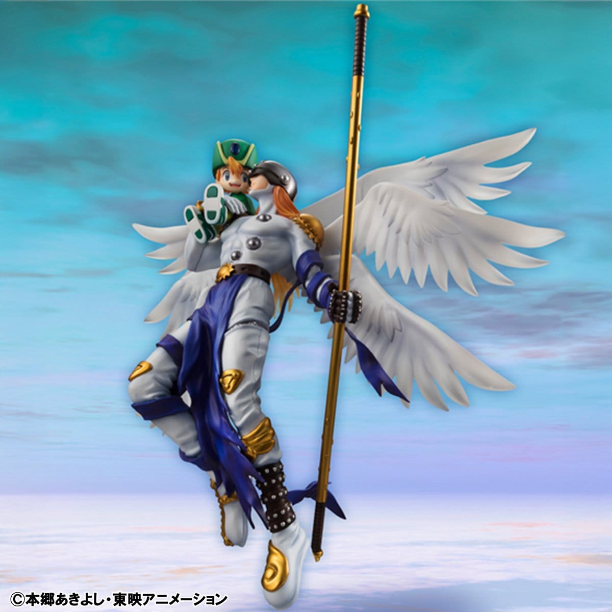 Digimon Adventure - G.E.M. Series PVC Figure: Angemon & Takeru Takaishi - Figuuri (keräilyhahmo)