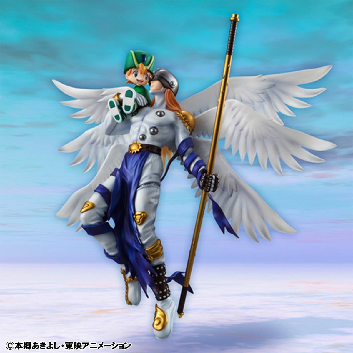 Digimon Adventure - G.E.M. Series PVC Figure: Angemon & Takeru Takaishi - Figuuri (keräilyhahmo)