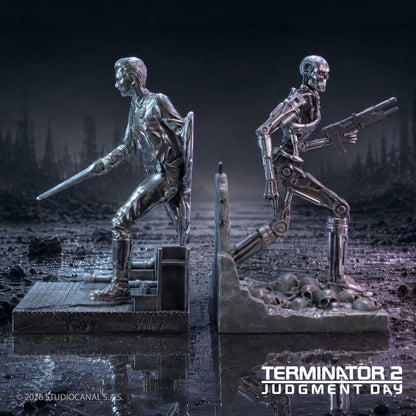 Terminator 2 - T-1000 vs. T-800 - Bookends