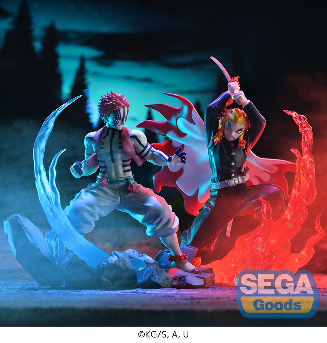 Demon Slayer - Kimetsu no Yaiba Xross Link Anime Akaza - Figuuri (keräilyhahmo)