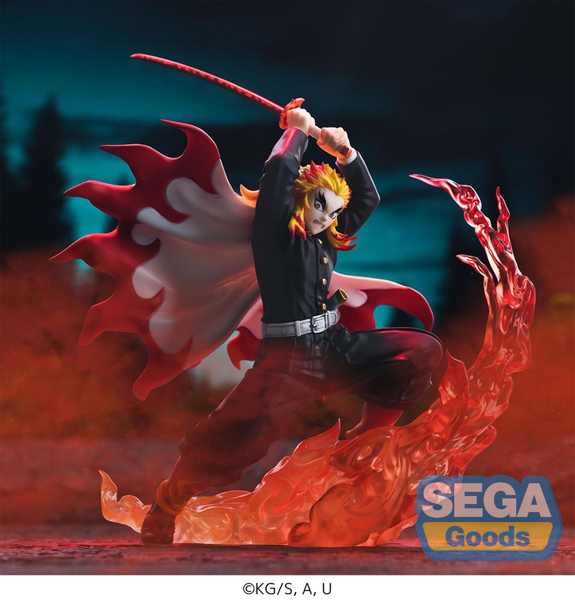 Demon Slayer - Kimetsu no Yaiba Xross Link Anime Kyojuro Rengoku - Figuuri (keräilyhahmo)