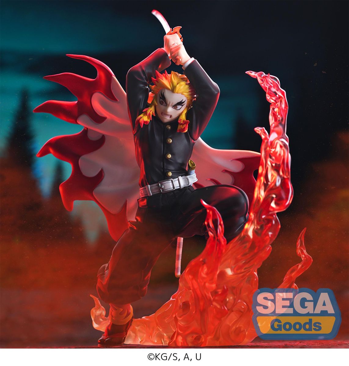 Demon Slayer - Kimetsu no Yaiba Xross Link Anime Kyojuro Rengoku - Figuuri (keräilyhahmo)