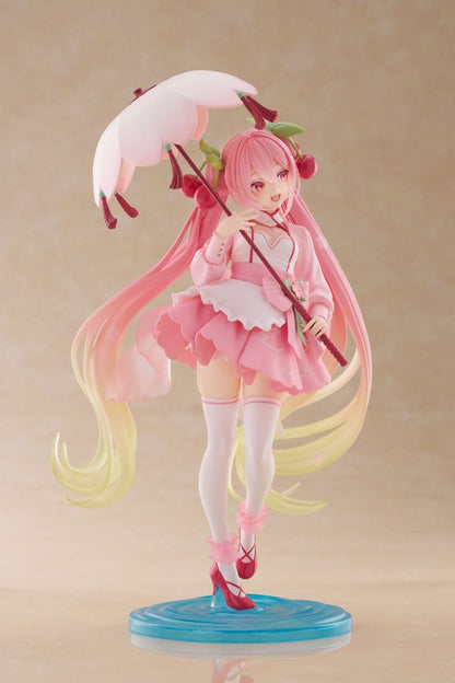 Hatsune Miku - AMP Newley Written Sakura Miku Sakura Dress Ver. - Figuuri (keräilyhahmo)