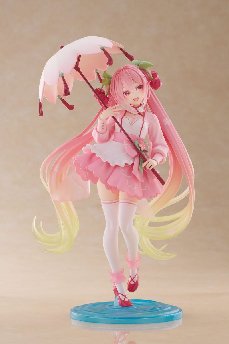 Hatsune Miku - AMP Newley Written Sakura Miku Sakura Dress Ver. - Figuuri (keräilyhahmo)