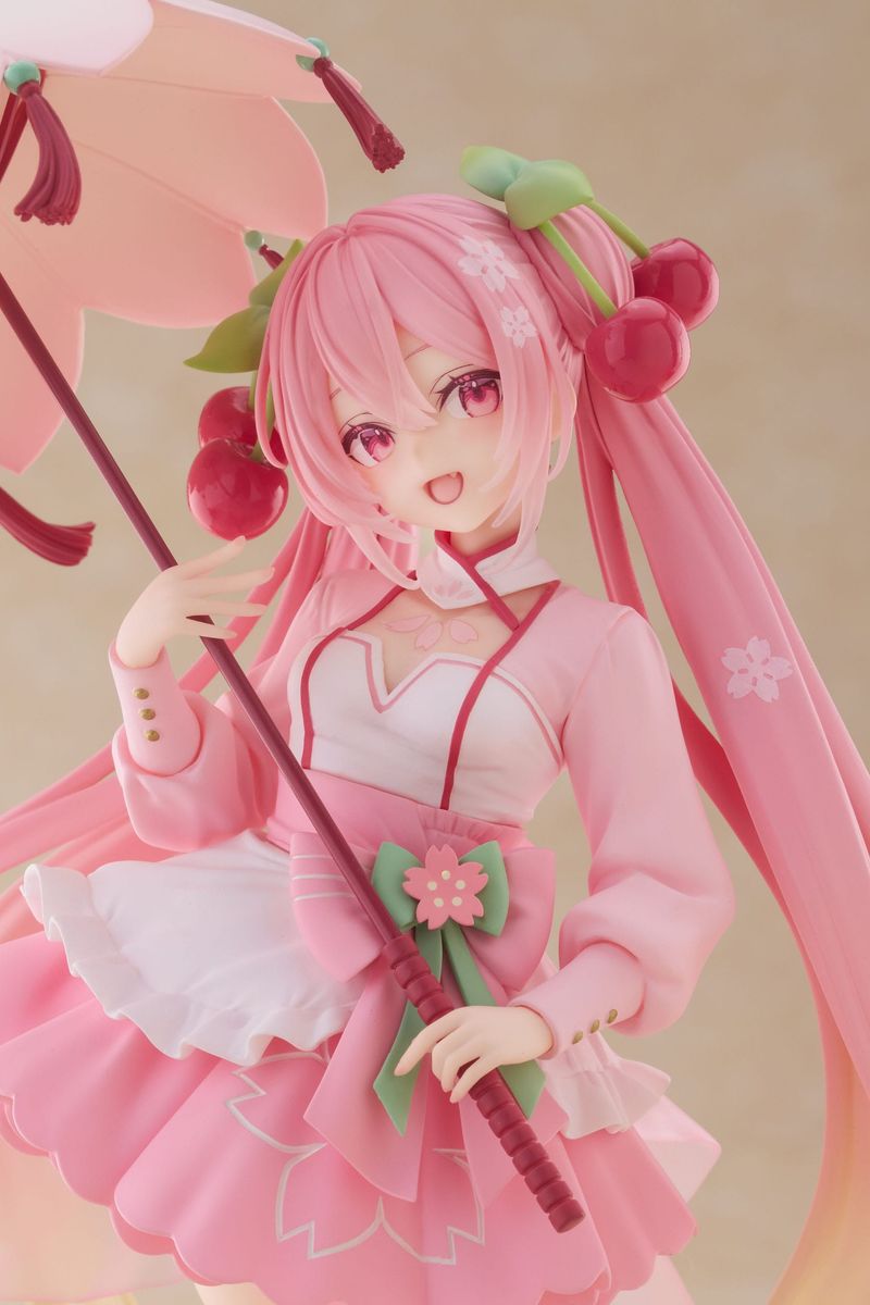 Hatsune Miku - AMP Newley Written Sakura Miku Sakura Dress Ver. - Figuuri (keräilyhahmo)