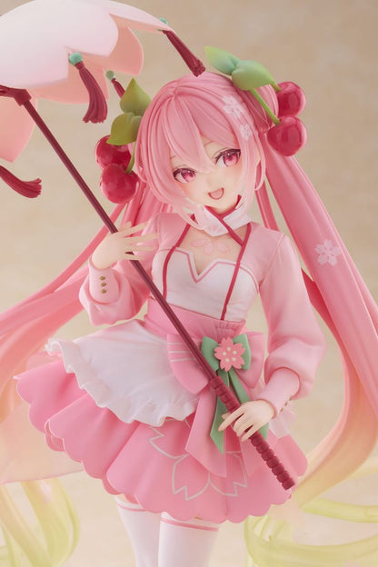 Hatsune Miku - AMP Newley Written Sakura Miku Sakura Dress Ver. - Figuuri (keräilyhahmo)