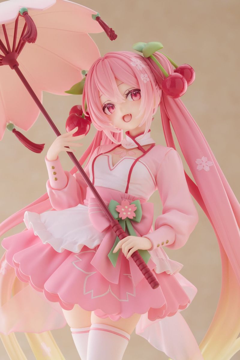 Hatsune Miku - AMP Newley Written Sakura Miku Sakura Dress Ver. - Figuuri (keräilyhahmo)