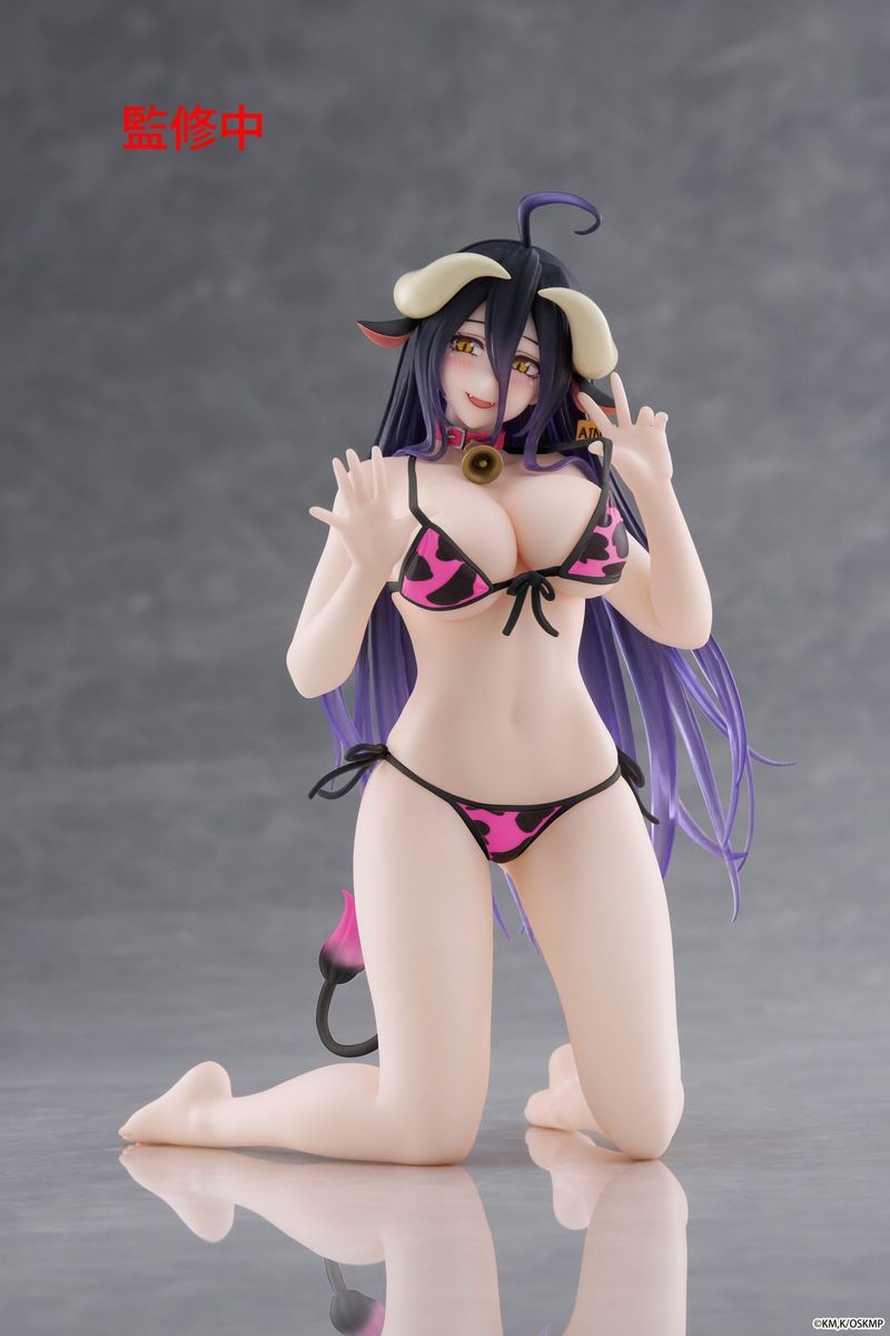 Overlord - Desktop Cute Figure Albedo Cow-Print Swimsuit Ver. Renewal - Figure