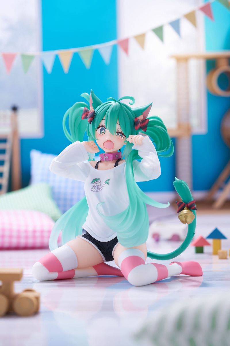 Hatsune Miku - Cute Figure Hatsune Miku Cat Ear T-Shirt - Figuuri (keräilyhahmo)