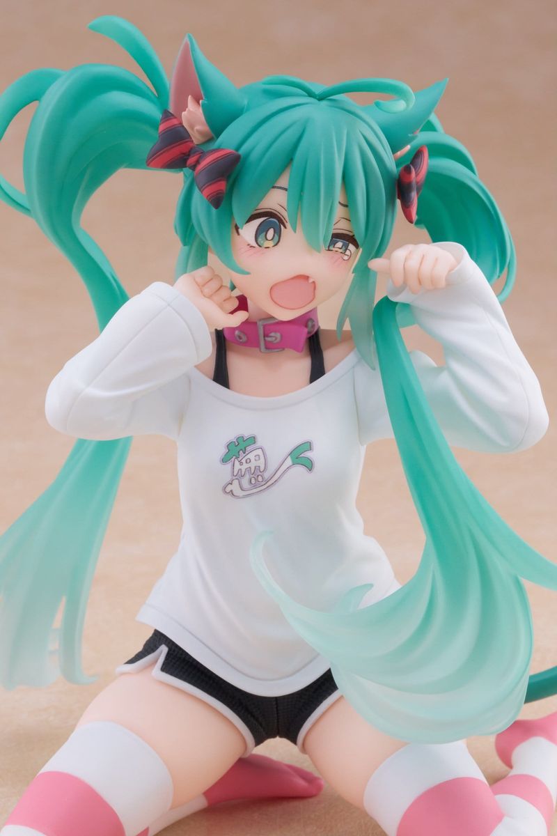 Hatsune Miku - Cute Figure Hatsune Miku Cat Ear T-Shirt - Figuuri (keräilyhahmo)