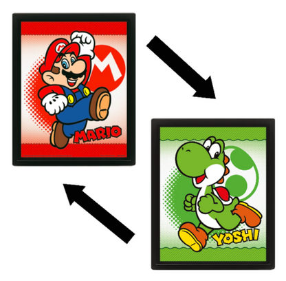 Super Mario - Yoshi - 3D-kuva