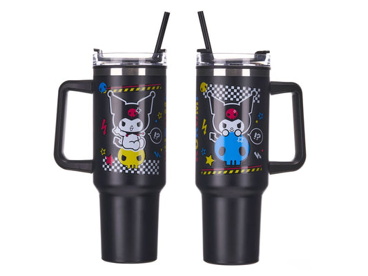 Hello Kitty - Kuromi black - Isokokoinen juomapullo