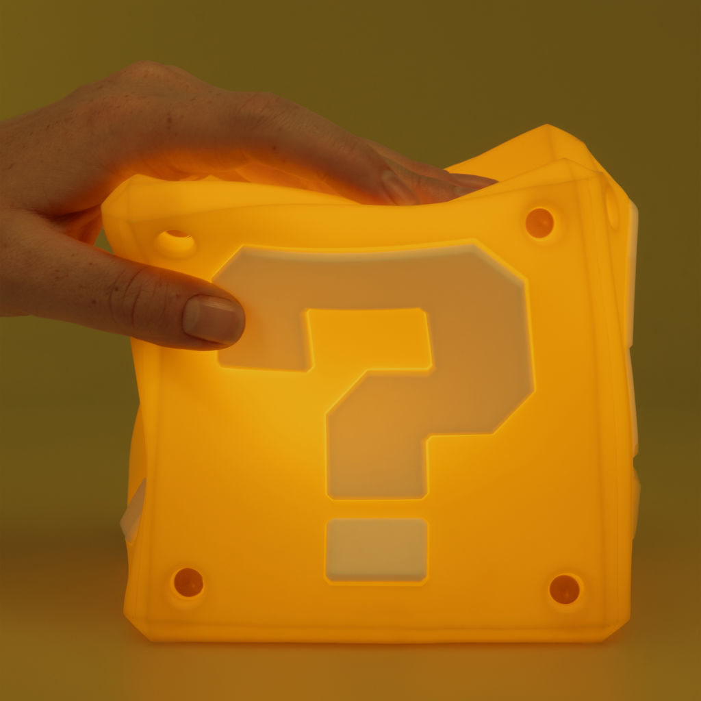 Super Mario - Question Mark - Ladattava valaisin (lamppu)