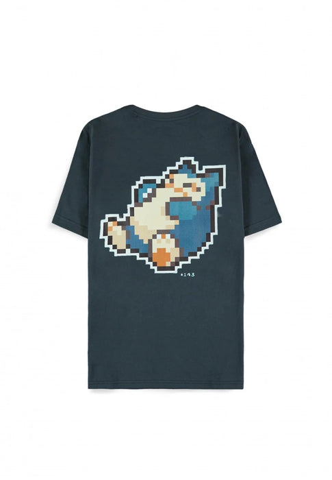 Pokémon - Pixel Snorlax - T-paita