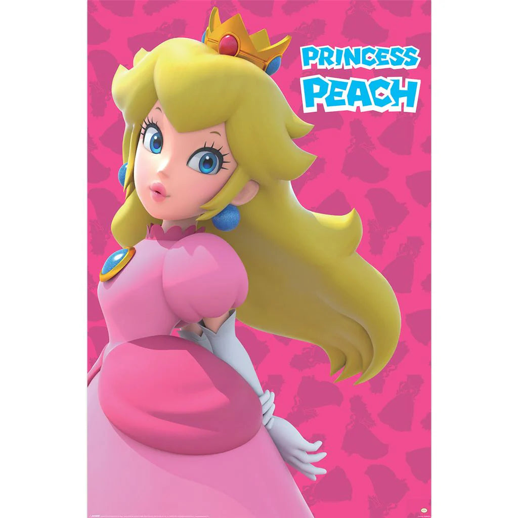 Super Mario - Princess Peach - Juliste