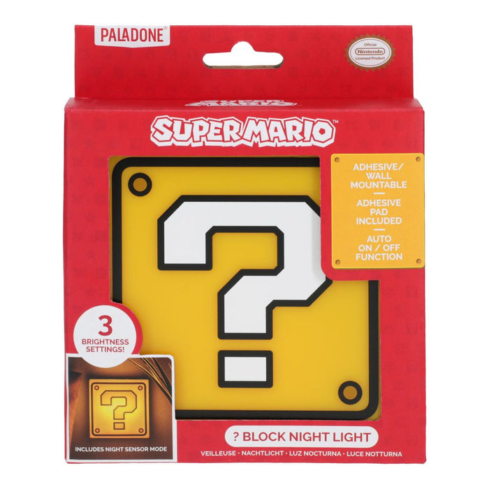 Super Mario - Question Mark - Valaisin (lamppu)