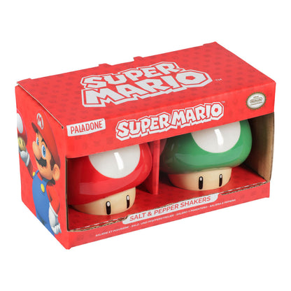 Super Mario - Green & Red Mushroom - Suola- & pippurisirottimet