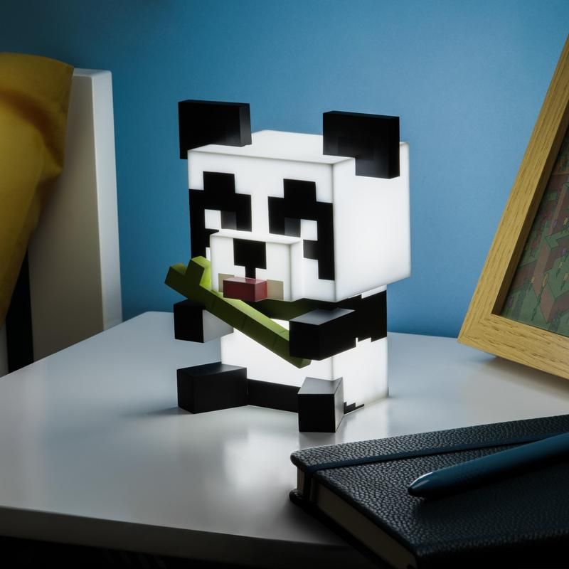 Minecraft - Panda - Valaisin (lamppu)