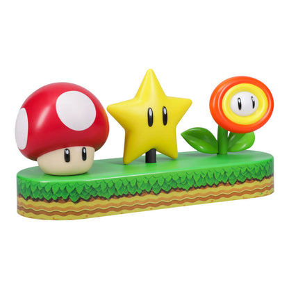 Super Mario - Mushroom Star Flower - Valaisin (lamppu)